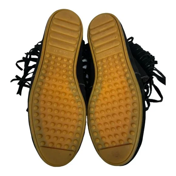 L&B Black Leather Serape Moccasins Women Size 11 NWOT - Picture 8 of 9